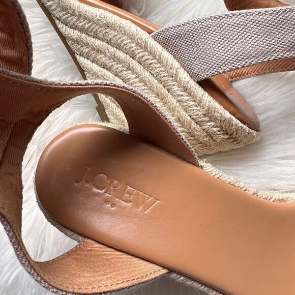 J. Crew Factory espadrille wedges new never used - Picture 5 of 6
